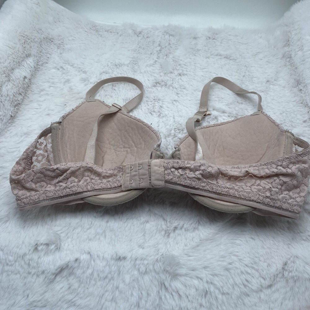 Auden Bra Size 38B Pink Lace Leopard The Everyday Underwire 3496 - Picture 4 of 12